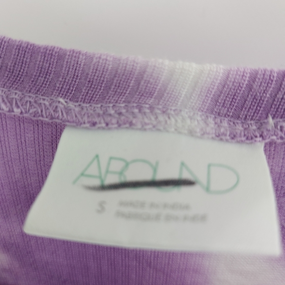 Abound tie dye tank top purple and white - Picture 4 of 6